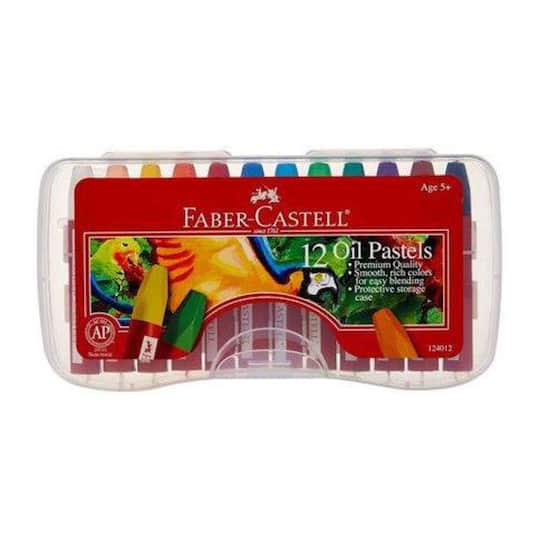 Faber-Castell 12 Color Oil Pastel Set
